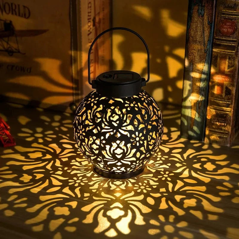 LED Solar Lantern Light - Outdoor Waterproof Hanging Lamp for Yard & Garden Decoration
