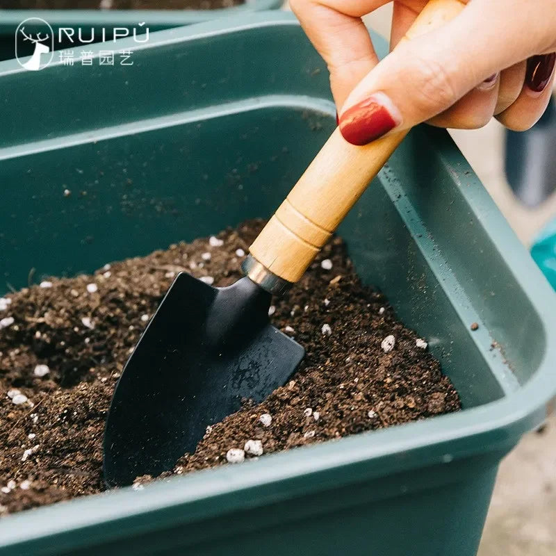 3Pcs Mini Garden Tool Set, For Digging & Weeding Small Plants, Flowers, Cactus, Vegetables | Indoor Plant Care Tools