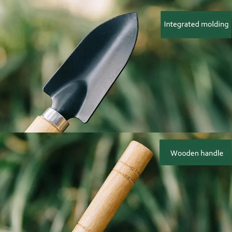 3Pcs Mini Garden Tool Set, For Digging & Weeding Small Plants, Flowers, Cactus, Vegetables | Indoor Plant Care Tools