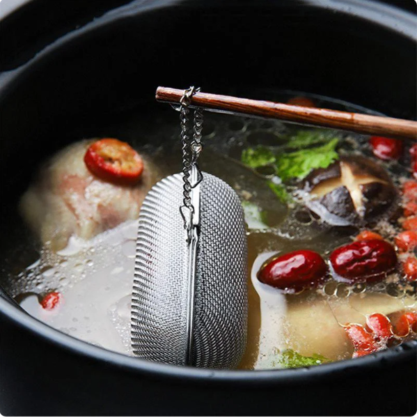 Stainless Steel Cooking Spices Infuser Fine Mesh Loose Tea