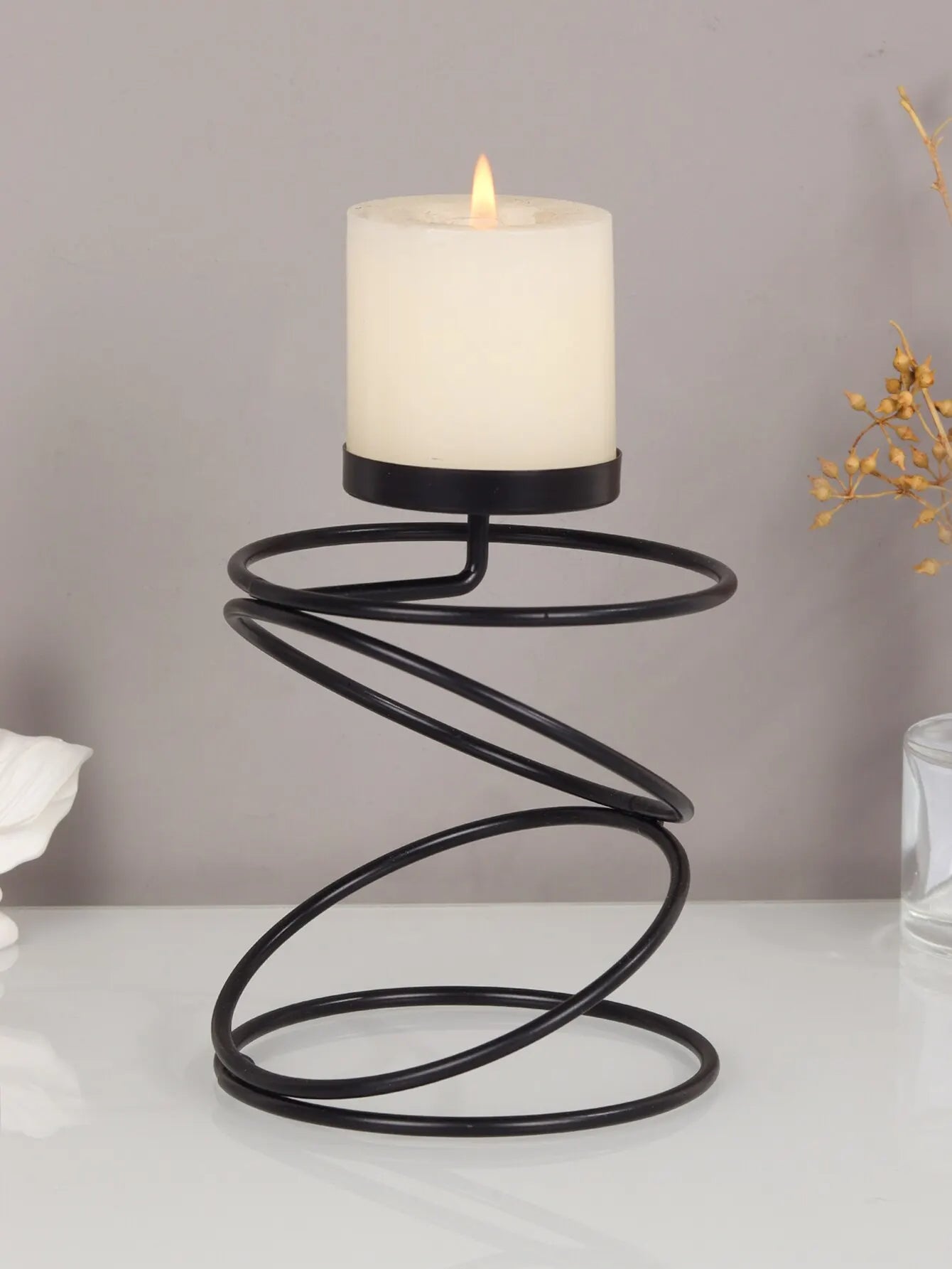 Luxury Gold Metal Candle Holders, Elegant Wedding, Party & Home Decor Candlesticks