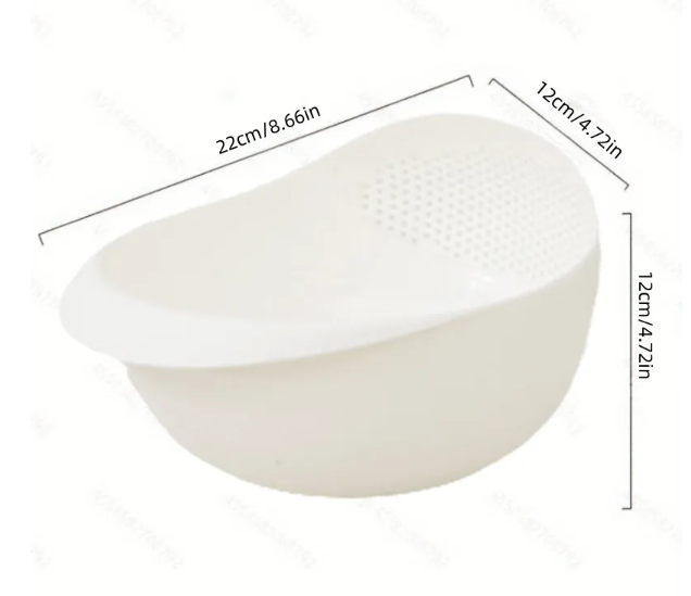 1 Piece of Rice Drainage Basket Rice Filter Fruit and Vegetable