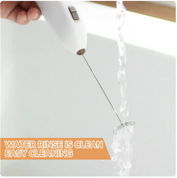 Mini Electric Whisk Foamer Blender Wireless Coffee Whisk Mixer Handheld Egg Beater