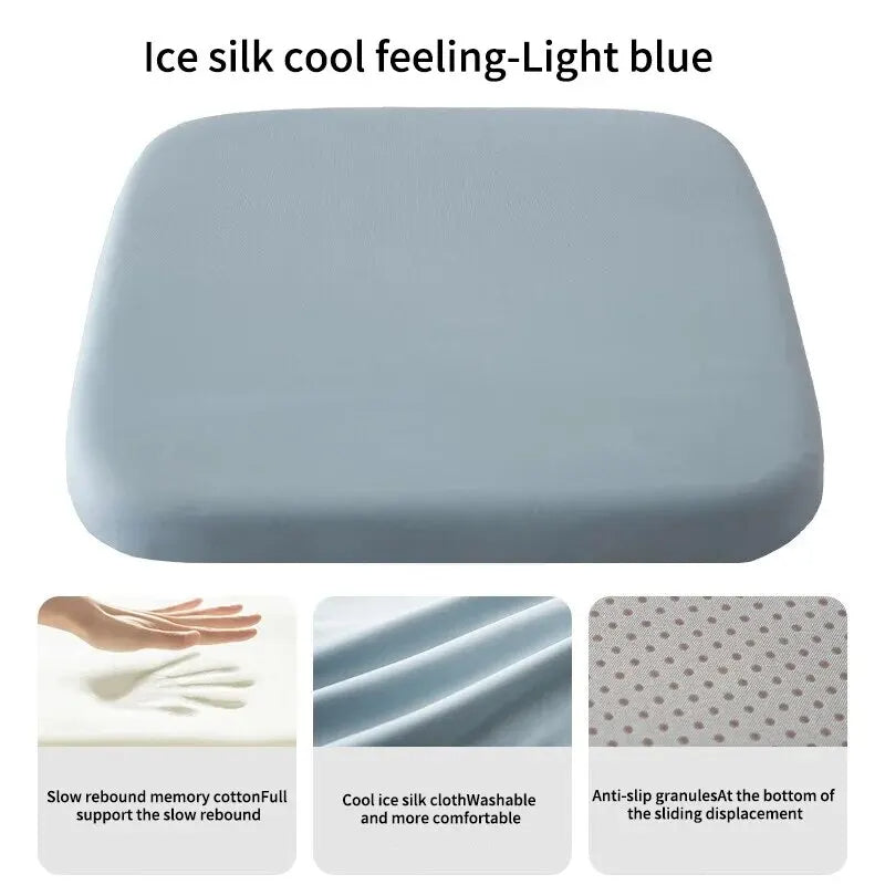 Ergonomic Memory Foam Seat Cushion, Office & Student Hemorrhoid Relief for Prolonged Sitting