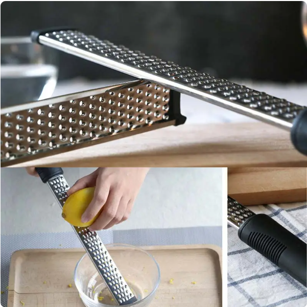 12 Inch Multifunctional Rectangle Stainless Steel Cheese Grater