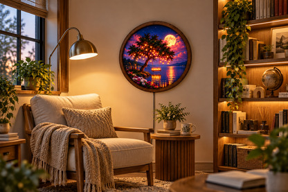 Enchanted Tree LED Wall Art, Moonlit Fantasy Garden Light, Romantic Tree of Life Decor, Magical Landscape Wall Art, Bedroom Night Light (Copy)