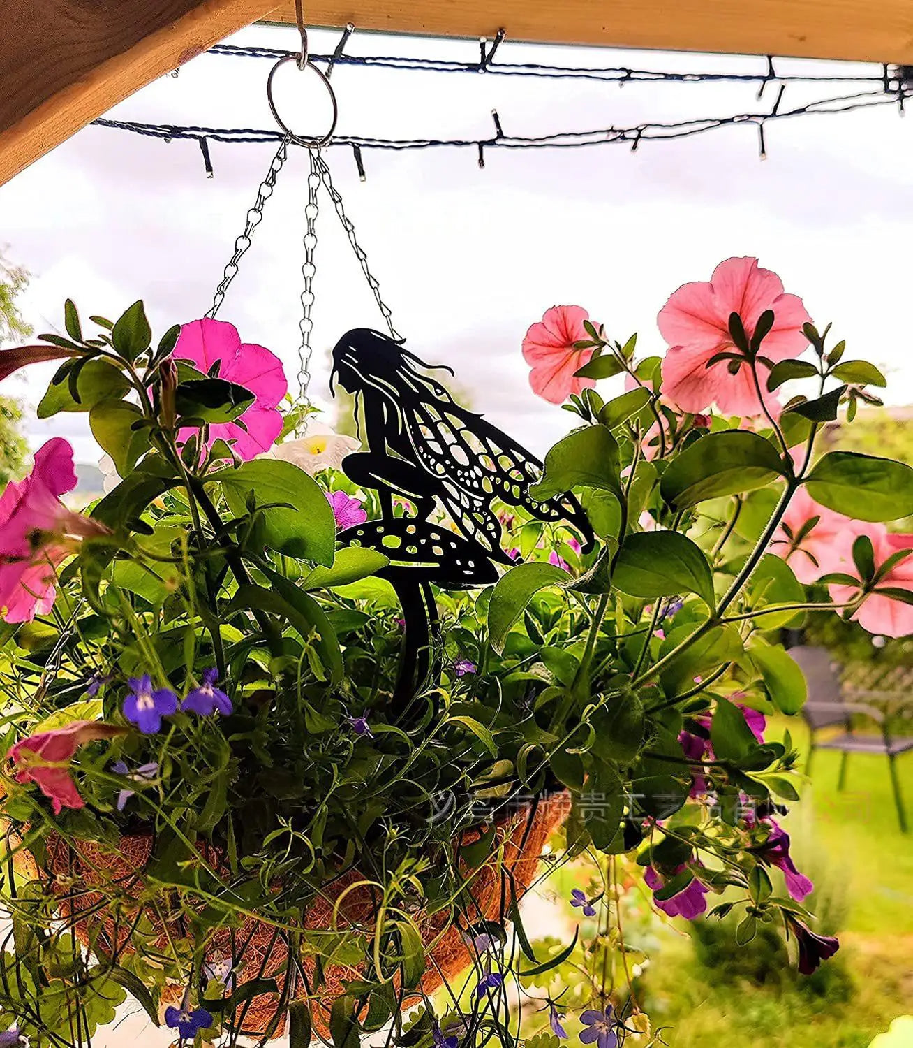 Garden Fairy Metal Decor - Charming Outdoor Decoration for Patio & Lawn