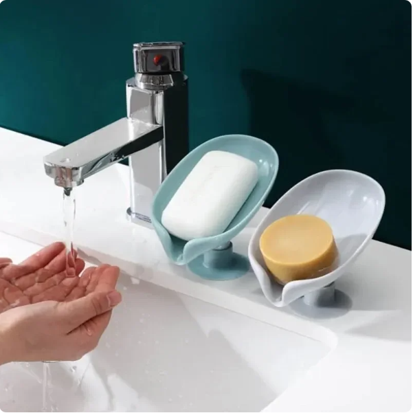 Drain Soap Holder Leaf Shape Soap Box