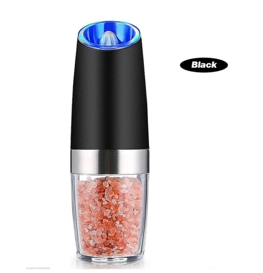 Electric Automatic Mill Spice Salt and Pepper Grinder Gravity LED Light