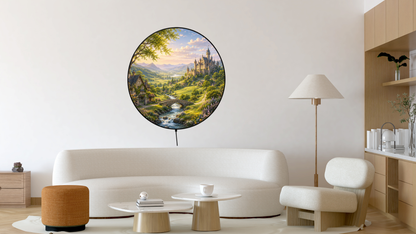 European Countryside LED Wall Decor, Cottagecore Acrylic Night Light