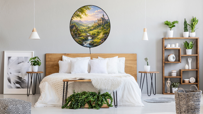 European Countryside LED Wall Decor, Cottagecore Acrylic Night Light