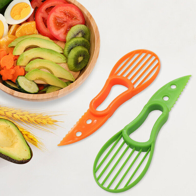 3 in 1 avocado slicer, Shea Corer Butter, Avocado Peeler, Knife Pulp Separator