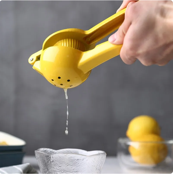 Home Manual Lemon Squeezer Aluminum Alloy Hand Pressed