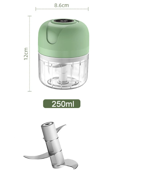 Mini Electric Garlic Chopper USB Meat Grinder