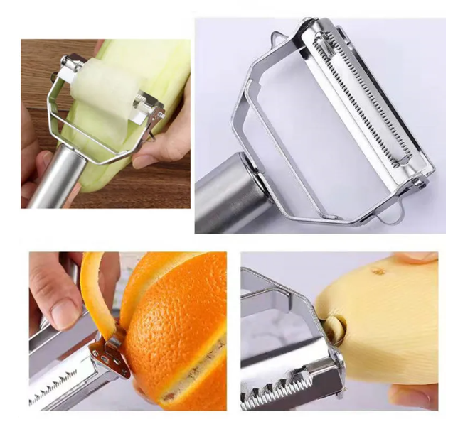 Multifunctional Kitchen Peeler Vegetable Fruit Peeler Stainless Steel