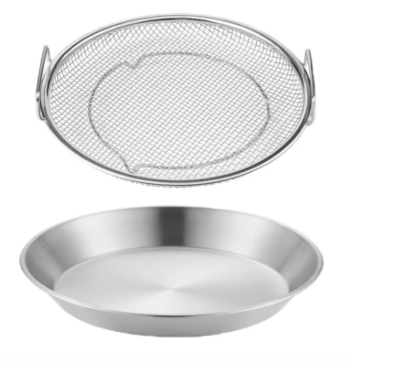 Kitchen Oil Strainer Pan Stainless Steel