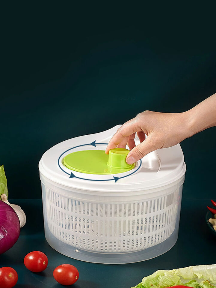 Household Vegetable Dehydrator Creative Manual Water Salad Spinner Fruit Drain