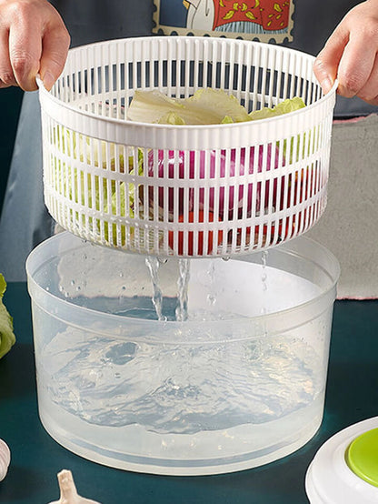 Household Vegetable Dehydrator Creative Manual Water Salad Spinner Fruit Drain