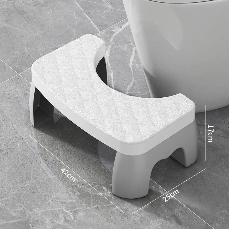 Universal Toilet Footstool - Anti-Slip Bathroom Foot Pedals for Comfortable Use